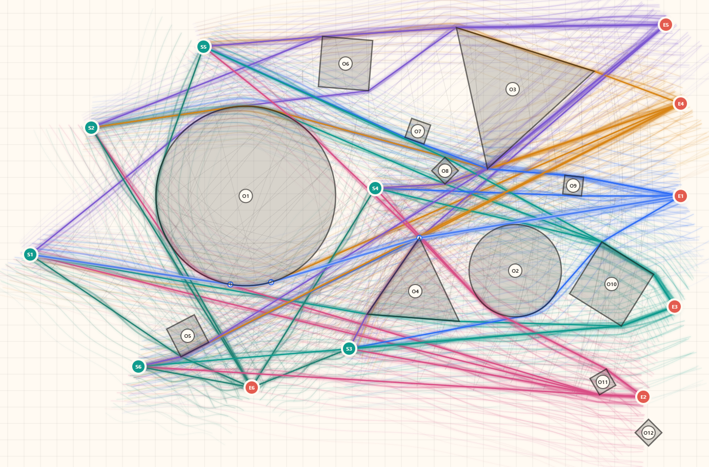 Route network concept for generative design pathfinding